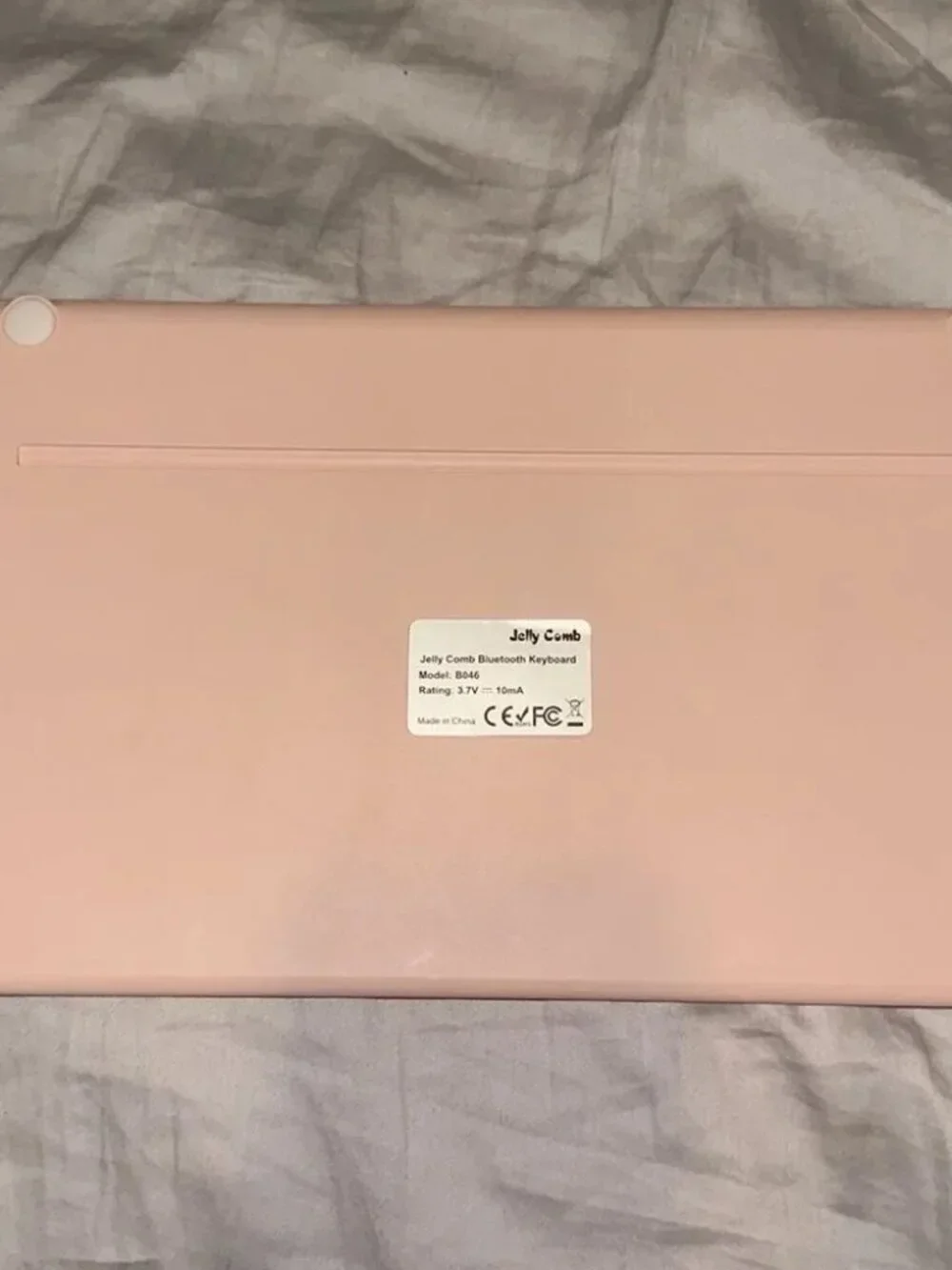 NWT Pink Jelly Comb Keyboard